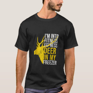 Camiseta Funny Hunter Dad me gusta el ciervo de fitness en