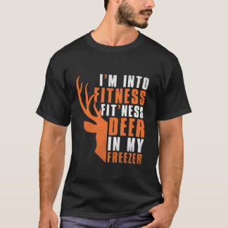 Camiseta Funny Hunter Dad me gusta el ciervo de fitness en 