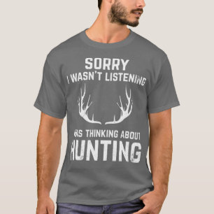Camiseta Funny Hunting for Bow and Rifle Deer Hunters