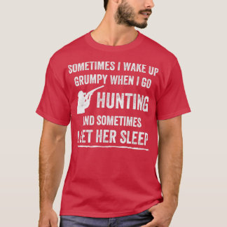 Camiseta Funny Hunting Hunter Hunt Buck Deer Drinking Camo