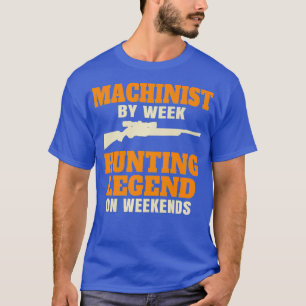 Camiseta Funny Hunting Machinist Premium