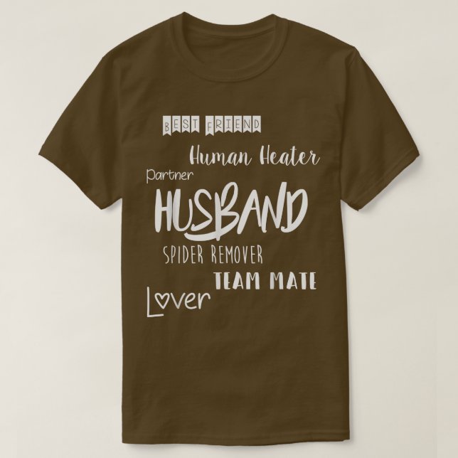 Camiseta Funny Husband Hubby Gift  With Saying Best Friend  (Diseño del anverso)