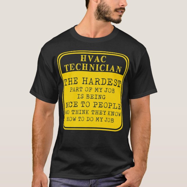 Camiseta Funny HVAC Tech Premium _57 (Anverso)