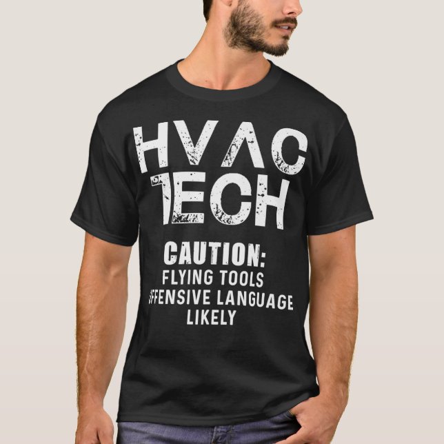 Camiseta Funny HVAC Tech Premium _71 (Anverso)