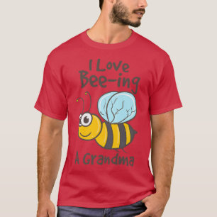 Camiseta Funny I Love Beeing A Grandma Design 
