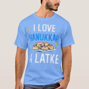 Camiseta Funny I Love Hanukkah A Latke Pun Jewish Festival 