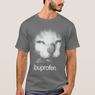 Camiseta Funny Ibuprofen Cat Meme with Cringe Ugly Feline F