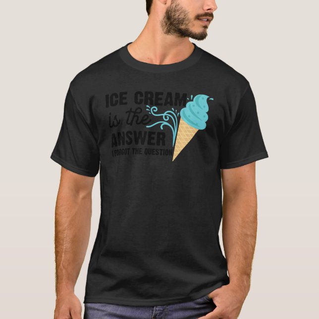Camiseta Funny Ice Cream  Men Women Cool Ice Cream Lover Sa (Anverso)