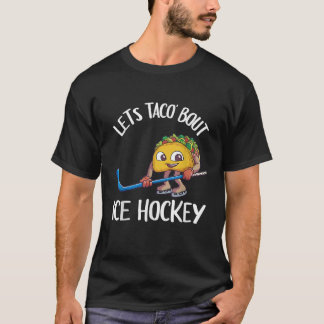 Camiseta Funny Ice Hockey Kids Men Taco Lover Gift 