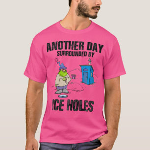 Camiseta Funny Ice Pescador Casa Spear House Winter Fi