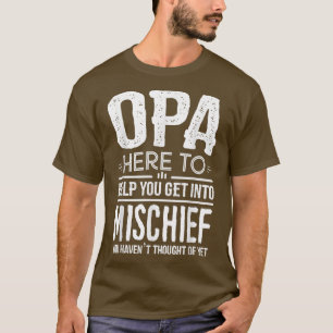 Camiseta Funny idea de Opa Mischief Diseño para Hombres Pad