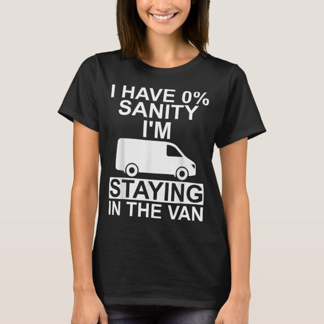 Camiseta Funny I'm Staying In Tha Van Phasmophobia Drivers  (Anverso)