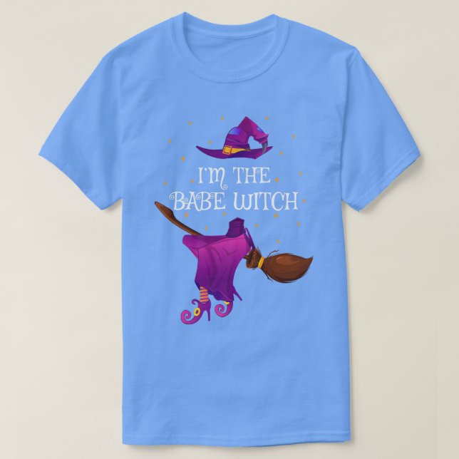 Camiseta Funny Im The Babe Witch Halloween 4170417  (Diseño del anverso)