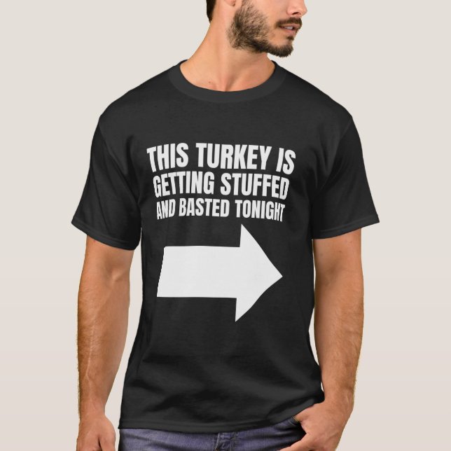 Camiseta Funny Inappropriate Thanksgiving Day Matching Coup (Anverso)