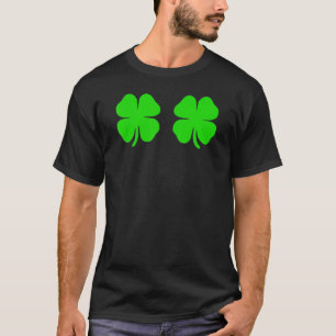 Camiseta Funny Irish Lucky Shamrock Bra