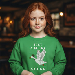 Camiseta Funny Irish St. Patrick's Day Just a Lucky Goose