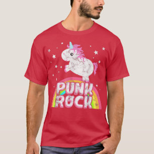 Camiseta Funny Irónico Guay Unicorn Punk Rock Tee Fest