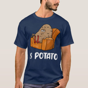 Camiseta Funny Is Potato In Television As Seen On Late Nigh