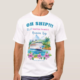 Camiseta Funny Island Cruise Ship Reunion