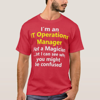 Camiseta Funny IT Manager Job Information Technology Carete