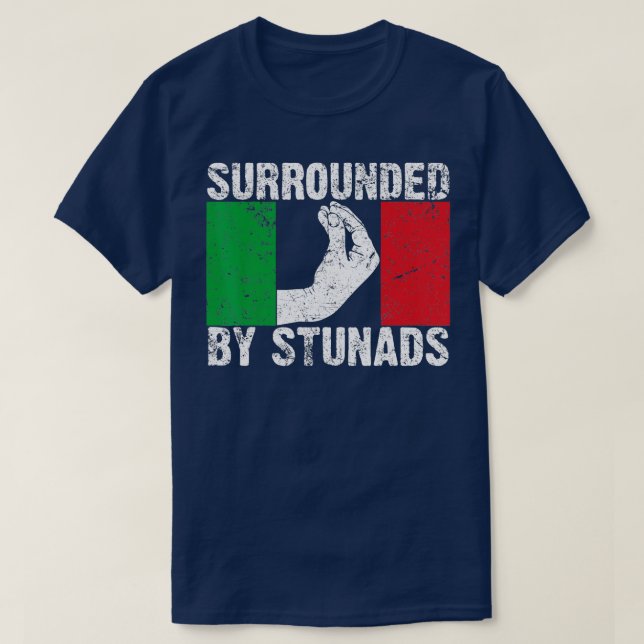 Camiseta Funny Italian Gift For Men Women Cool Surrounded B (Diseño del anverso)