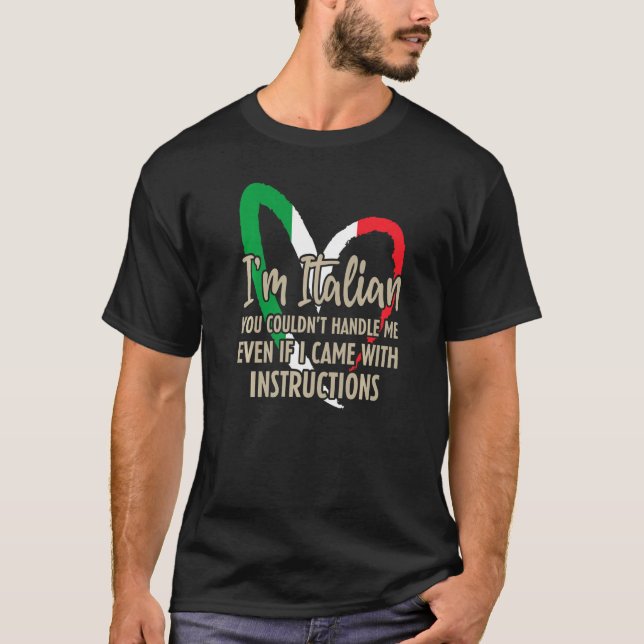 Camiseta Funny Italian Sayings Im Italian Premium (Anverso)