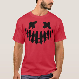 Camiseta Funny Jack O Lantern Face Pumpkin Scary Halloween