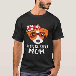 Camiseta Funny Jack Russel Terrier Dog Mom Jack Russell