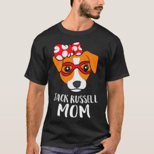 Camiseta Funny Jack Russel Terrier Dog Mom Jack Russell Pul