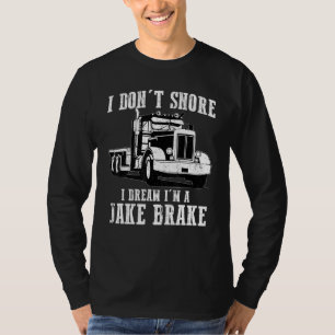Camiseta Funny Jake Brake Trucker Para Hombres Mujeres
