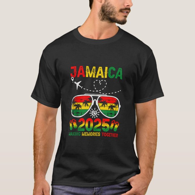Camiseta Funny Jamaica 2025 Making Memories Together Summer (Anverso)