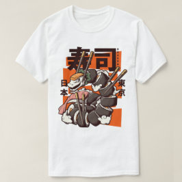 Camiseta Funny Japanese Sushi Dragon Roll