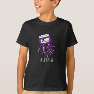 Camiseta Funny Jelly Jar Jar Pun Dark BG