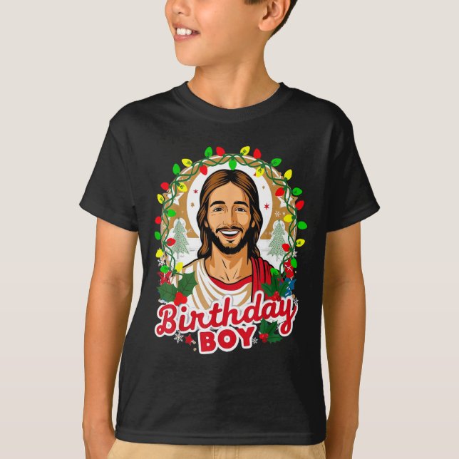 Camiseta Funny Jesus Birthday Boy Christmas Xmas Holiday Ug (Anverso)