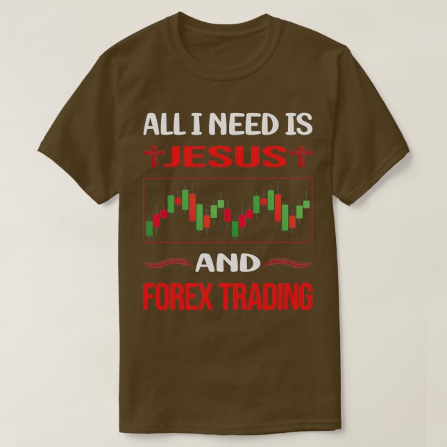 Camiseta Funny Jesus Forex Trader (Diseño del anverso)