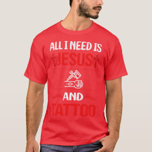 Camiseta Funny Jesus Tattoo 