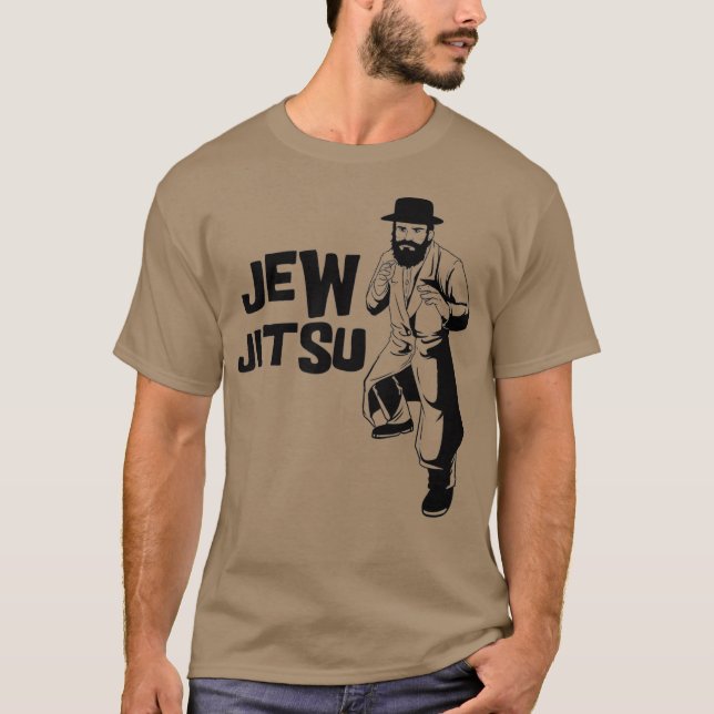 Camiseta Funny Jew Jitsu Jiu Jitsu Martial Arts (Anverso)