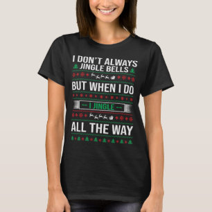 Camiseta Funny Jingle Bells Navidades
