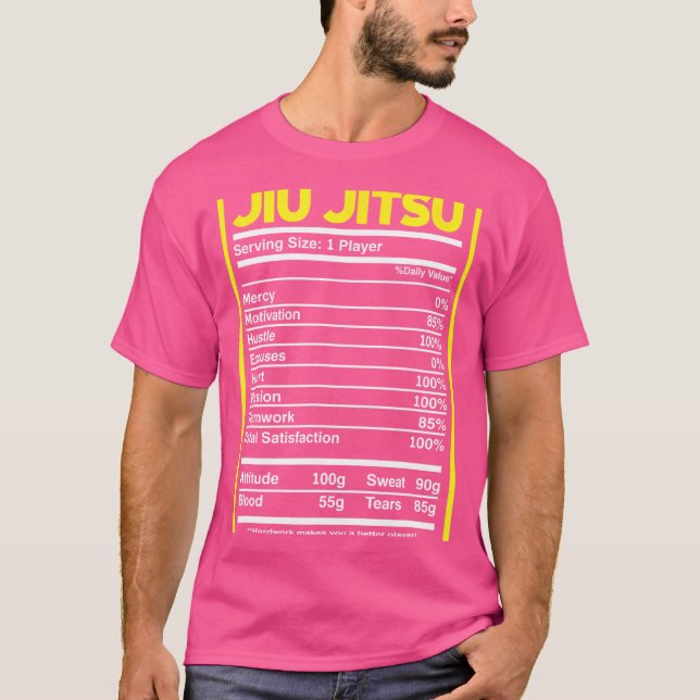 Camiseta Funny Jiu Jitsu Fact Funny Jiu Jitsu (Anverso)