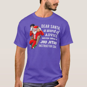 Camiseta Funny Jiu Jitsu Instructor Navidades MMA Navidades