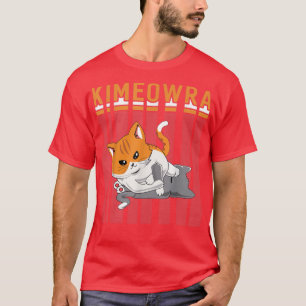 Camiseta Funny Jiu Jitsu Kimura Kimeowra Cat