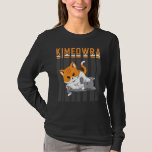 Camiseta Funny Jiu Jitsu Kimura Kimeowra Cat