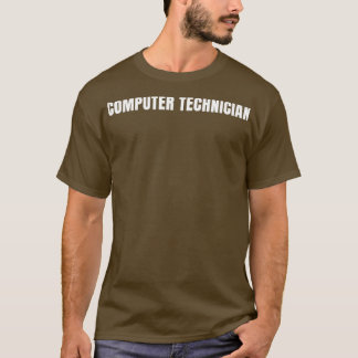 Camiseta Funny Job Title Profession Bir de Técnico de Compu
