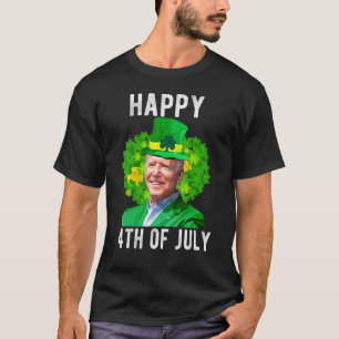 Camiseta Funny Joe Bi Den Happy St Patrick's Day 4th Of Jul