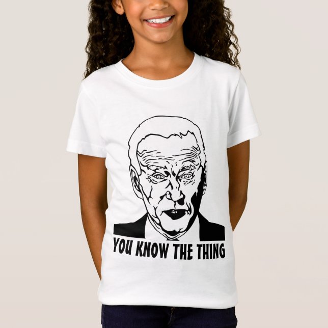 CAMISETA FUNNY JOE BIDEN KIDS T-SHIRS (Anverso)