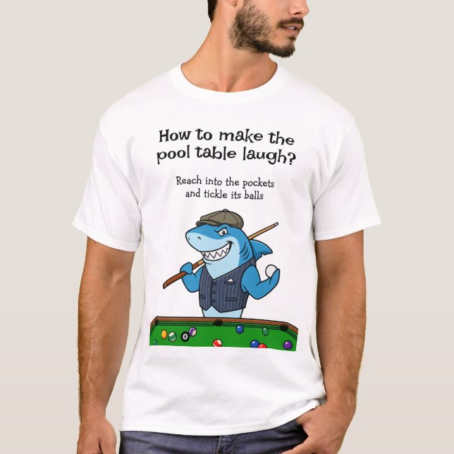 Camiseta Funny Joke Billiards Gear Pool Hall Tshirts (Anverso)