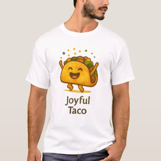 Camiseta Funny Joyful Taco T-Shirt | Cute Foodie Fiesta Tee