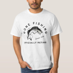 Camiseta Funny Jubilación Que La Pesca Se Retiró Oficialmen