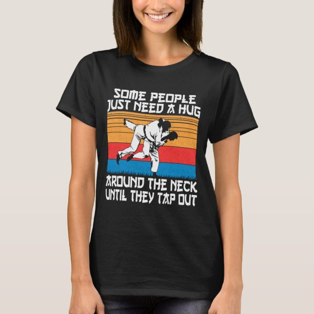 Camiseta Funny Judo Jiu Jitsu Martial Arts Humor  (Anverso)