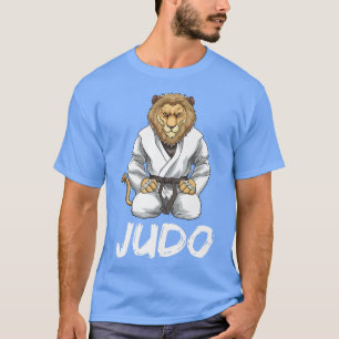 Camiseta Funny Judo Lion - Japanese Martial Arts Judoka Lio